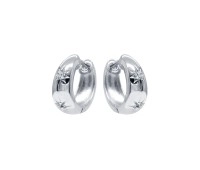 Silver Hoop Earring HO-2402